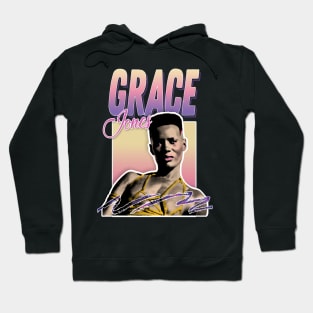 Grace Jones /// 80s Styled Aesthetic Tribute Art Hoodie